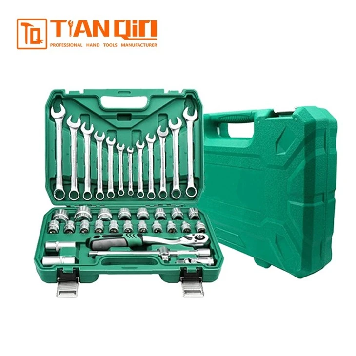 37 PCS Socket Wrench Set (72 Teeth)(Nickel Plating) high quality